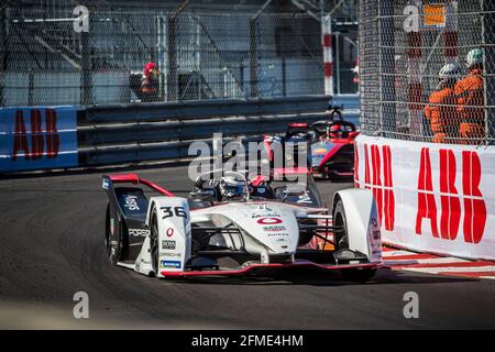 36 Lotterer André (ger), TAG Heuer Porsche Formula E Team, Porsche 99X Electric, Aktion beim Monaco ePrix 2021, 4. Treffen der Formel E Weltmeisterschaft 2020-21, auf dem Circuit de Monaco am 8. Mai in Monaco - Foto Grégory Lenormand / DPPI Stockfoto