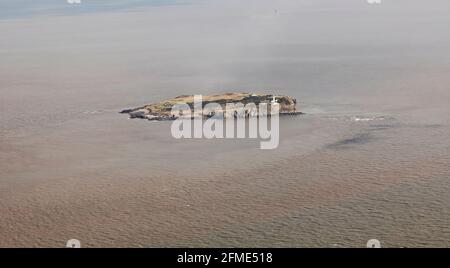 Flat Holm, Bristol Channel, Großbritannien Stockfoto