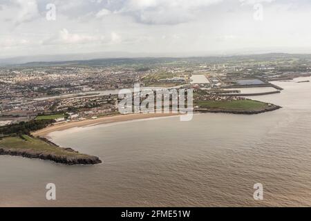 Barry Island, Vergnügungspark und Strand, Wales, Großbritannien Stockfoto