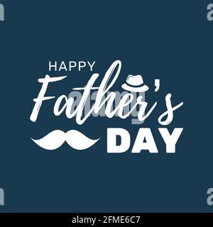 Vatertag Hintergrund. Poster, Flyer, Grußkarte, Header für Website. Vektorgrafik Stock Vektor