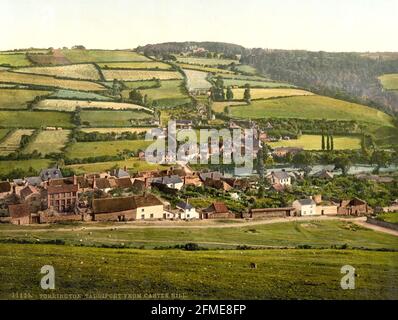 Taddiport in der Nähe von Great Torrington, Devon, um 1890-1900 Stockfoto