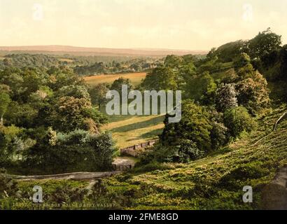 Happy Valley on the Common, Tunbridge Wells, Kent um 1890-1900 Stockfoto