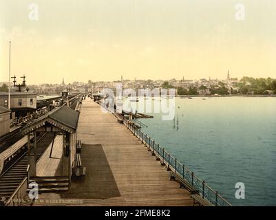 Ryde, Isle of Wight um 1890-1900 Stockfoto