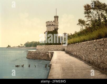 Appley Tower, Ryde, Isle of Wight um 1890-1900 Stockfoto