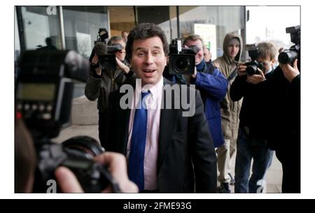 Oliver Letwin spricht im lewis Media Center in London Heute.PIC David Sandison 16/2/2004 Stockfoto