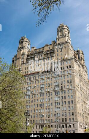 Beresford Wohnungen Gebäude vom Central Park, New York Stockfoto