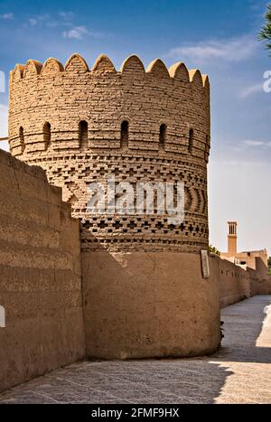 Bagh-e Dowlat Abad Gardens, Yazd, Iran. Stockfoto