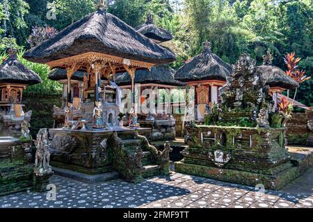 Pura Gunung Kawi, Tpaksiring, Ubud, Bali, Indonesien. Stockfoto