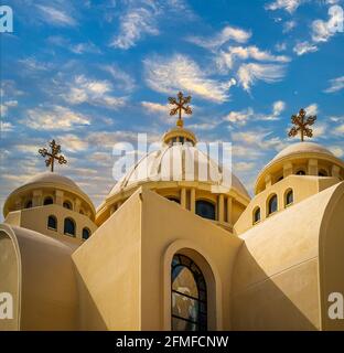 Koptisch-orthodoxe Kirche der Allerheiligen im Sharm el Sheikh, Ägypten. Stockfoto