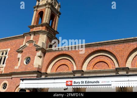 Bahnhof, Bury St Edmunds, Suffolk, England Stockfoto