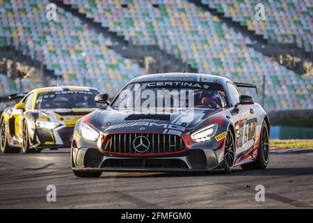 15 CAMPBELL Christopher (FRA), IBANEZ Lluc (ESP), NM Racing Team, Mercedes-AMG GT4, Action beim 2. Lauf des Championnat de France FFSA GT - GT4 France 2021, vom 6. Bis 9. Mai 2021 auf dem Circuit de Nevers Magny-Cours, Magny-Cours, Frankreich - Photo Paulo Maria / DPPI Stockfoto