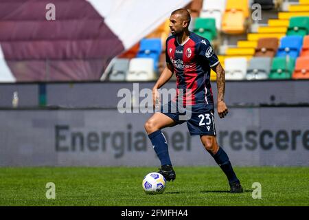 Udine, Italien. Mai 2021. Danilo Larangeira (Bologna) während Udinese Calcio gegen Bologna FC, Italienische Fußballserie A Spiel in Udine, Italien, Mai 08 2021 Quelle: Independent Photo Agency/Alamy Live News Stockfoto