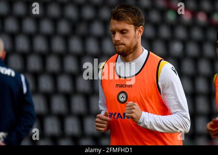 Udine, Italien. Mai 2021. Thomas Ouwejan (Udinese) während Udinese Calcio vs Bologna FC, Italienische Fußballserie A Spiel in Udine, Italien, Mai 08 2021 Quelle: Independent Photo Agency/Alamy Live News Stockfoto