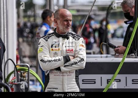 CAMPBELL Christopher (FRA), NM Racing Team, Mercedes-AMG GT4, Portrait während des 2. Laufs der Fanatec GT World Challenge Europe 2021 Powered by AWS, vom 6. Bis 9. Mai 2021 auf dem Circuit de Nevers Magny-Cours, Magny-Cours, Frankreich - Foto Paulo Maria / DPPI / LiveMedia Stockfoto