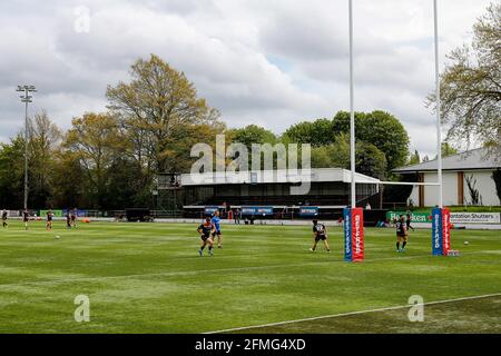 Rosslyn Park, London, Großbritannien. Mai 2021. Betfred Championship, Rugby League, London Broncos gegen Newcastle Thunder; Allgemeine Ansicht des Rock während des Warm-Up Credit: Action Plus Sports/Alamy Live News Stockfoto