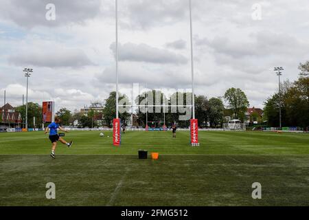 Rosslyn Park, London, Großbritannien. Mai 2021. Betfred Championship, Rugby League, London Broncos gegen Newcastle Thunder; Allgemeine Ansicht des Felsens aufgrund von Pandemiebeschränkungen leer Kredit: Action Plus Sports/Alamy Live News Stockfoto