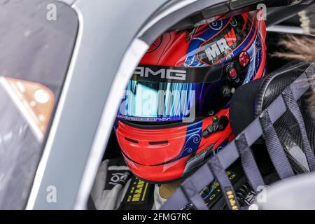 IBANEZ Lluc (ESP), NM Racing Team, Mercedes-AMG GT4, Portrait während des 2. Laufs der Fanatec GT World Challenge Europe 2021 Powered by AWS, vom 6. Bis 9. Mai 2021 auf dem Circuit de Nevers Magny-Cours, Magny-Cours, Frankreich - Foto Paulo Maria / DPPI / LiveMedia Stockfoto