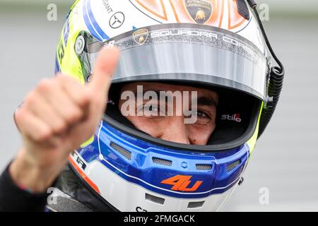 Costa Albert (esp), Emil Frey Fracing, Lamborghini Huracan GT3 Evo, Portrait beim 2. Lauf der Fanatec GT World Challenge Europe 2021 Powered by AWS, vom 6. Bis 9. Mai 2021 auf dem Circuit de Nevers Magny-Cours, Magny-Cours, Frankreich - Foto François Flamand / DPPI Stockfoto