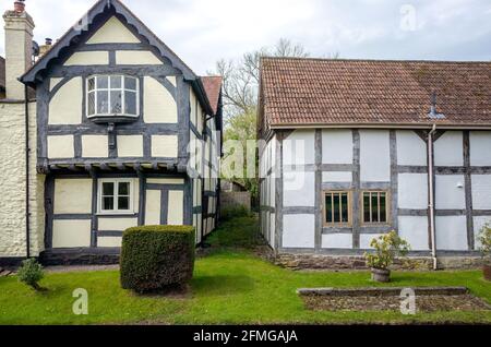 Traditionelles Holzhaus in herefordshire Stockfoto