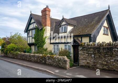 Traditionelles Holzhaus in herefordshire Stockfoto