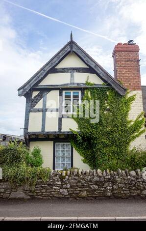 Traditionelles Holzhaus in herefordshire Stockfoto