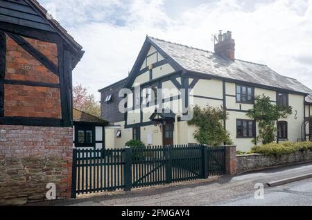 Traditionelles Holzhaus in herefordshire Stockfoto
