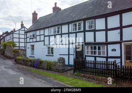 Traditionelles Holzhaus in herefordshire Stockfoto