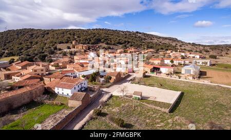 Valdegueña Stadt in der Provinz Soria, Spanien Stockfoto