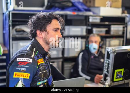 Costa Albert (esp), Emil Frey Fracing, Lamborghini Huracan GT3 Evo, Portrait beim 2. Lauf der Fanatec GT World Challenge Europe 2021 Powered by AWS, vom 6. Bis 9. Mai 2021 auf dem Circuit de Nevers Magny-Cours, Magny-Cours, Frankreich - Foto François Flamand / DPPI Stockfoto