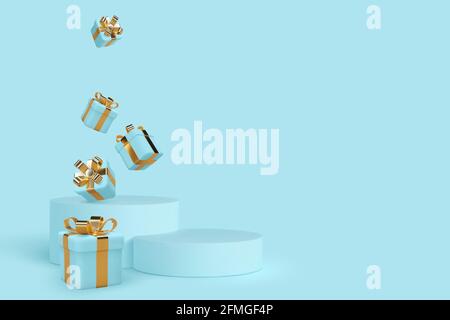 Vector 3d Podium-Szene. Stock Vektor