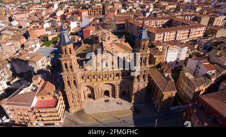 Kathedrale der Stadt Alfaro in der Provinz La Rija, Spanien Stockfoto