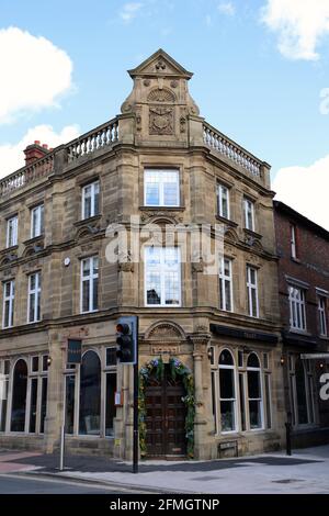 Toast-Restaurant in einem ehemaligen Bankgebäude in Altrincham Stockfoto