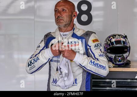 BARTHEZ Fabien (FRA), AKKA ASP, Mercedes-AMG GT4, Portrait während der 2. Runde der Fanatec GT World Challenge Europe 2021 Powered by AWS, vom 6. Bis 9. Mai 2021 auf dem Circuit de Nevers Magny-Cours, Magny-Cours, Frankreich - Foto Paulo Maria / DPPI Stockfoto