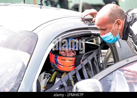 IBANEZ Lluc (ESP), NM Racing Team, Mercedes-AMG GT4, Portrait während des 2. Laufs der Fanatec GT World Challenge Europe 2021 Powered by AWS, vom 6. Bis 9. Mai 2021 auf dem Circuit de Nevers Magny-Cours, Magny-Cours, Frankreich - Foto Paulo Maria / DPPI Stockfoto