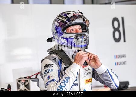 BARTHEZ Fabien (FRA), AKKA ASP, Mercedes-AMG GT4, Portrait während der 2. Runde der Fanatec GT World Challenge Europe 2021 Powered by AWS, vom 6. Bis 9. Mai 2021 auf dem Circuit de Nevers Magny-Cours, Magny-Cours, Frankreich - Foto Paulo Maria / DPPI Stockfoto