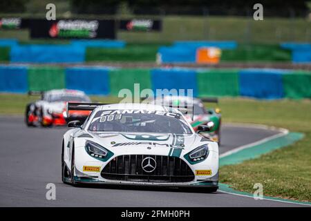 06 Engel Maro (ger), Stolz Luca (ger), TokSport, Mercedes-AMG GT3, Action beim 2. Lauf der Fanatec GT World Challenge Europe 2021 Powered by AWS, vom 6. Bis 9. Mai 2021 auf dem Circuit de Nevers Magny-Cours, Magny-Cours, Frankreich - Foto Clément Luck / DPPI Stockfoto