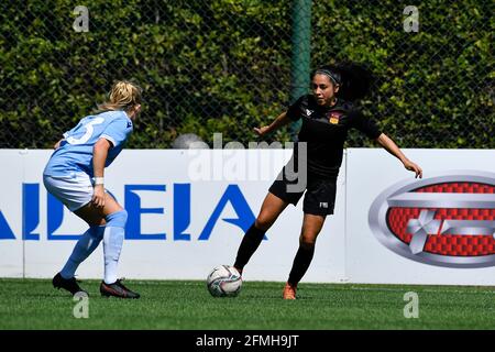 Das Latium hält sein Versprechen, vor allem für sich selbst. Das Team von Carolina Morace eroberte die Beförderung in die Serie A und tat es auf die schönste Art und Weise und holte sich das Derby (zweiter Saisonsieg im Derby) gegen Roma Calcio Femminile. (Foto von Domenico Cippitelli/Pacific Press) Stockfoto