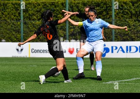 Rom, Italien. Mai 2021. Das Latium hält sein Versprechen, vor allem für sich selbst. Das Team von Carolina Morace eroberte die Beförderung in die Serie A und tat es auf die schönste Art und Weise und holte sich das Derby (zweiter Saisonsieg im Derby) gegen Roma Calcio Femminile. (Foto von Domenico Cippitelli/Pacific Press) Quelle: Pacific Press Media Production Corp./Alamy Live News Stockfoto