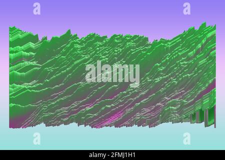 Ein abstraktes 3d-Grunge-Texturhintergrundbild. Stockfoto