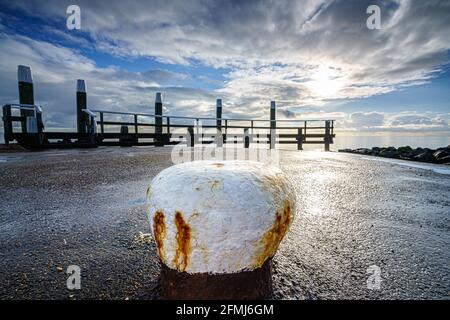 Details aus dem Hafen von oudeschild auf der Insel texel, Niederlande Stockfoto