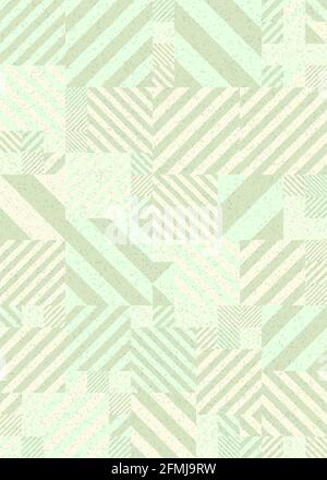 Abstrakte geometrische generative Illustrationen Stockfoto