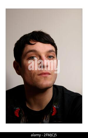 Mathew Horne fotografierte im Trafalgar Studio in London, wo er als „Entertaining Mr. Sloane“-Foto von David Sandison The Independent auftrat Stockfoto