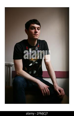 Mathew Horne fotografierte im Trafalgar Studio in London, wo er als „Entertaining Mr. Sloane“-Foto von David Sandison The Independent auftrat Stockfoto