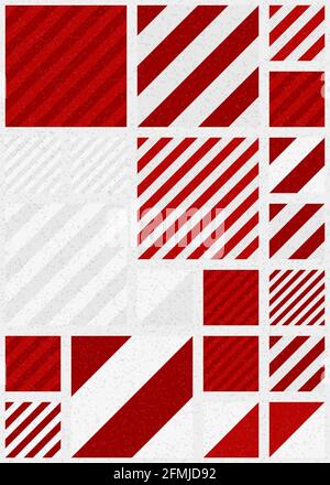Abstrakte geometrische generative Illustrationen Stockfoto