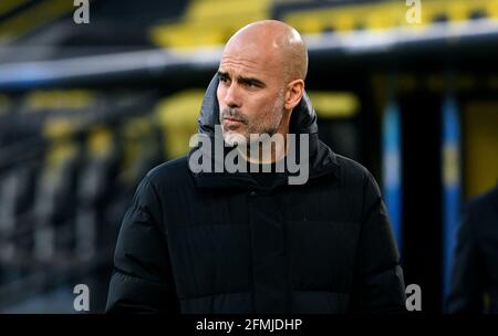 UEFA Champions League, Viertelfinale, Signal Iduna Park Dortmund, Bor. Dortmund - Manchester City, Pep Guardiola Stockfoto