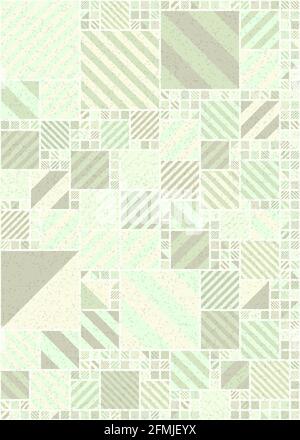 Abstrakte geometrische generative Illustrationen Stockfoto
