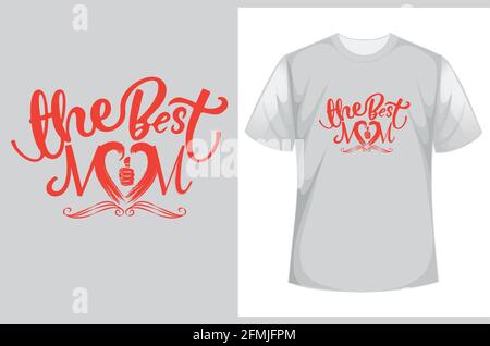 Happy Mother's Day T-Shirt Design internationale Muttertag Vektor-Design Stockfoto