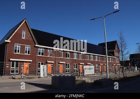 Bau eines neuen Wohngebiets Triangel in der Gemeinde Waddinxveen Stockfoto