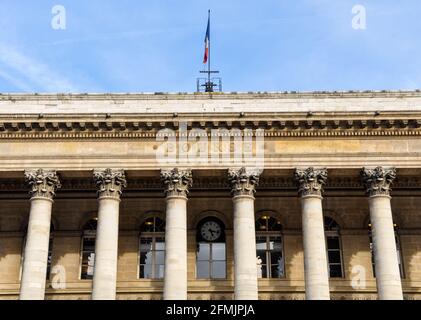 Die Börse in Paris in Frankreich Stockfoto