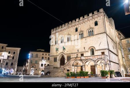 Priori Palace in Perugia, Italien Stockfoto